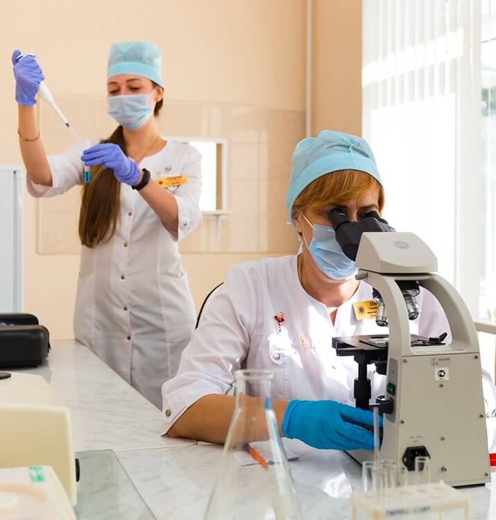 Лаборатория в санатории